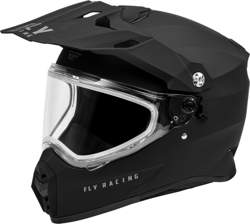Fly Racing Trekker Cw Solid Helmet Dual Shld Matte Black Sm 73-31364S