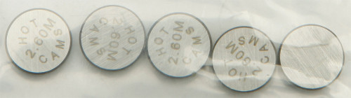 Hot Cams Valve Shims 9.48X2.60Mm 5/Pk 5Pk948260