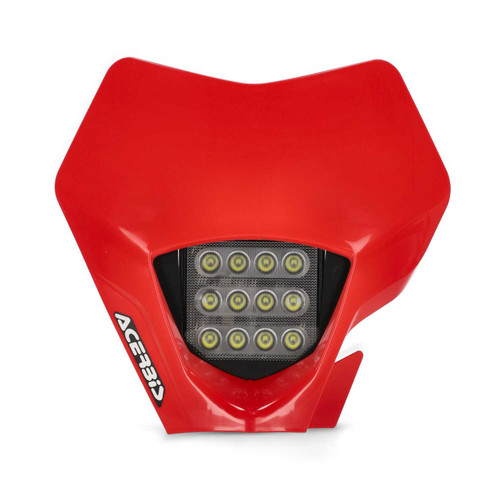 ACERBIS 2895690004 Acerbis Headlight Mask Vsl Gas Red 2895690004