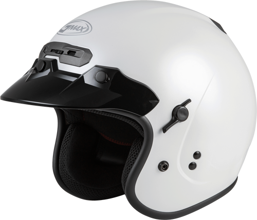 Gmax G1320084 Gmax Gm-32 Open-Face Helmet Pearl White Sm G1320084