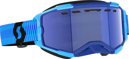 SCOTT 278605-1034347 Scott Fury Snowcross Goggle Blue/Black Enhcr Blue Chrm 278605-1034347