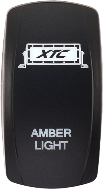 Xtc Power Products Dash Switch Rocker Face Amber Light Bar Sw00-00101001 Xtc Power Products Dash Switch Rocker Face Amber Light Bar Sw00-00101001