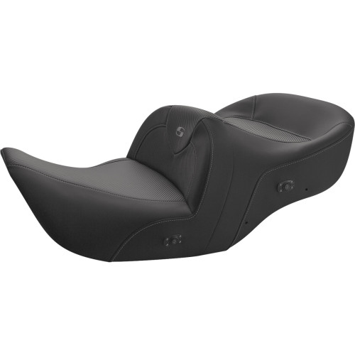 Saddlemen Heated Roadsofa Seat - Carbon Fiber - Without Backrest - Black - Gl H01-07-185Hct