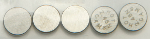 Hot Cams Valve Shims 7.48X2.45Mm 5/Pk 5Pk748245