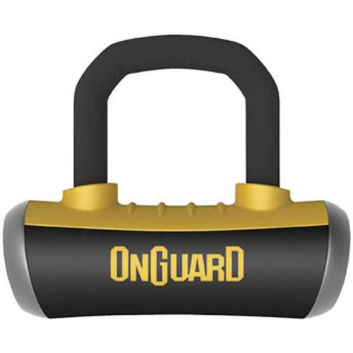 Onguard 45008048 Onguard Boxer 8048 Disc Lock With Disc Reminder Black/Yellow 45008048