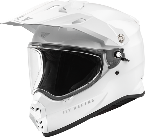 Fly Racing Trekker Solid Helmet White Xs F73-7037Xs