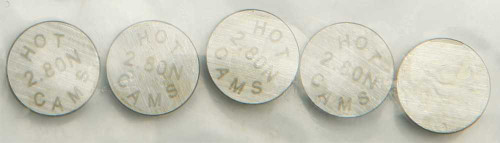 HOT CAMS 5PK948280 Hot Cams Valve Shims 9.48X2.80Mm 5/Pk 5Pk948280