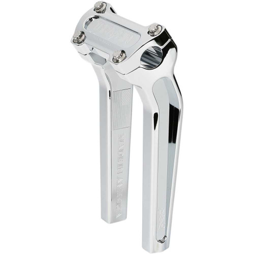 THRASHIN SUPPLY CO. TSC95253 Thrashin Supply Co. Risers - Pull Back - 9-1/2" - Chrome Tsc-9525-3