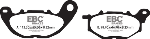 EBC SFA705 Ebc Brake Pads Sfa705 Organic Scooter Sfa705