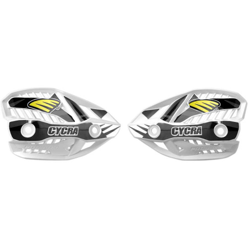CYCRA 1CYC101942 Cycra Handshields - No Cover - Replacement - White 1Cyc-1019-42