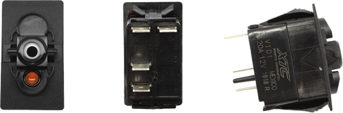 Xtc Power Products SW12-NA000000 Xtc Power Products Dash Switch Body Momentary Amber Bottom Sw12-Na000000