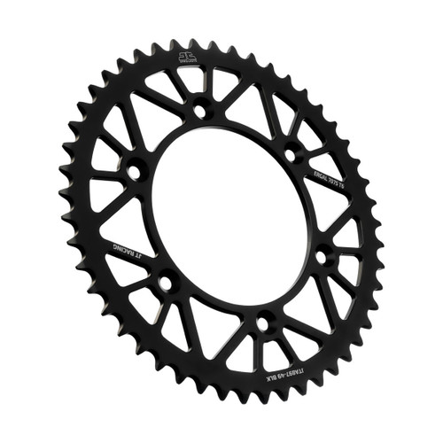 Jt Rear Racelite Sprocket Alum 49T-520 Blk Hus/Husq/Ktm Jta897.49Blk