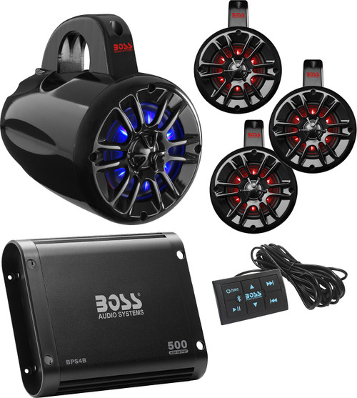 Boss Audio Universal 4 Speaker Kit For Utv Uni4Rgb Boss Audio Universal 4 Speaker Kit For Utv Uni4Rgb