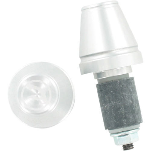 Driven Racing Bar End Weight - V.2 - Silver Dbew2-Sl