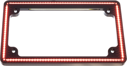 Letric Lighting Co LLC-PPL-G10 Letric Lighting Co Perfect Plate Light Gloss Blk Red Turns Flh/Flt `14-Up Llc-Ppl-G10