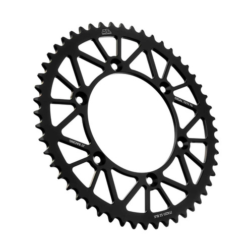Jt JTA251.52BLK Jt Rear Racelite Sprocket Alum 52T-520 Blk Hon/Yam Jta251.52Blk