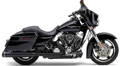 Cobra 4.5" Groove Tip Slip-On Black Flh/Flt 95-16 6290Rb Cobra 4.5" Groove Tip Slip-On Black Flh/Flt 95-16 6290Rb