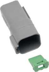 Namz Custom Cycle DR-6G Namz Custom Cycle 6-Wire Grey Deutsch Rcptcl & Wdglck Hd# 72126-94Gy Dr-6G