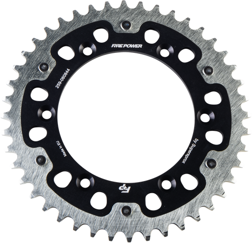 Fire Power FPH-808-44-BLK Fire Power Rear Sprocket Hybrid 44T Blk/Sil Fph-808-44-Blk