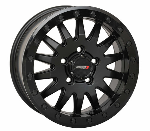System 3 15S3-8544 System 3 Sb8 Wheel 15X7 5+2 (+38Mm) 5/4.5 Matte Black 15S3-8544