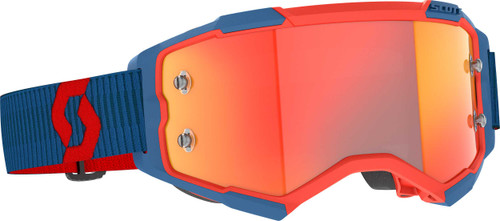 SCOTT 272828-7698280 Scott Fury Goggle Drk Blu/Neon Rd Org Chrm Wrks 272828-7698280