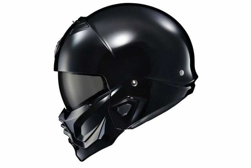 Scorpion Exo CV2-0032 Scorpion Exo Covert 2 Open-Face Helmet Gloss Black Xs Cv2-0032