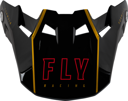 Fly Racing 73-47121M Fly Racing Formula Carbon Tracer Visor Gold/Black Md/Lg 73-47121M