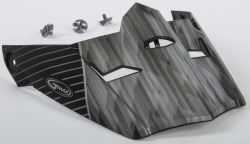 Gmax G046868 Gmax Visor W/Screws Colfax Mx-46 Matte Black/Silver Xs-Sm G046868