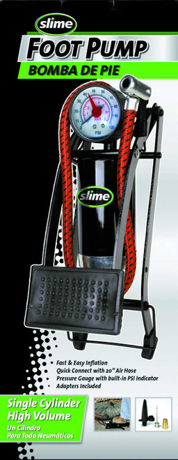 SLIME 2061-A Slime Single Cylinder Foot Pump 2061-A