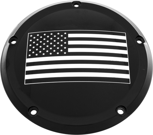 Custom Engraving 7   Tc Derby Cover American Flag Black Patr21-12Bg