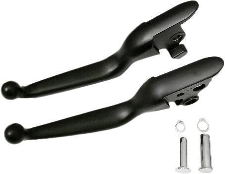 Harddrive 053579 Harddrive Smooth Lever Set Black Softail 18-23 053579