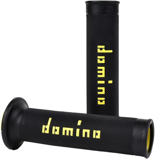 Domino Racing A01041C4740B7-0 Domino Racing Motogp Grips Black/Yellow Pair A01041C4740B7-0