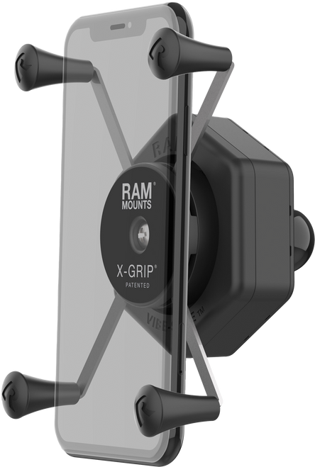 Ram RAM-HOL-UN10B-462 Ram X-Grip Vibe-Safe Phone Holder Large With Ball Adapter Ram-Hol-Un10B-462