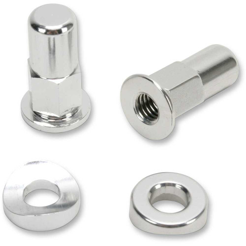 NO TOIL NTRK001 No Toil Rim Lock Nut/Spacer - Kit - Silver Ntrk-001