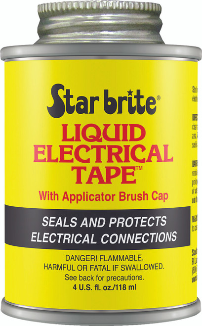 Star Brite Liquid Electrical Tape Black 4 Oz 084104B