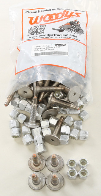 Woodys Signature Series Stainless Steel Studs 1.325" 48/Pk Ssp-1325-S