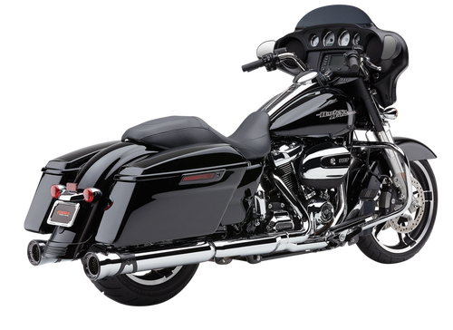 COBRA 6216 Cobra 4" Race-Pro Slip-Ons Chrome Flh/Flt 17-22 6216