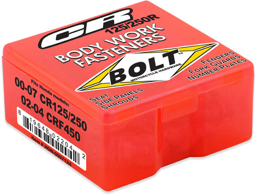 Bolt Full Plastic Fastener Kit Hon Hon-0007124