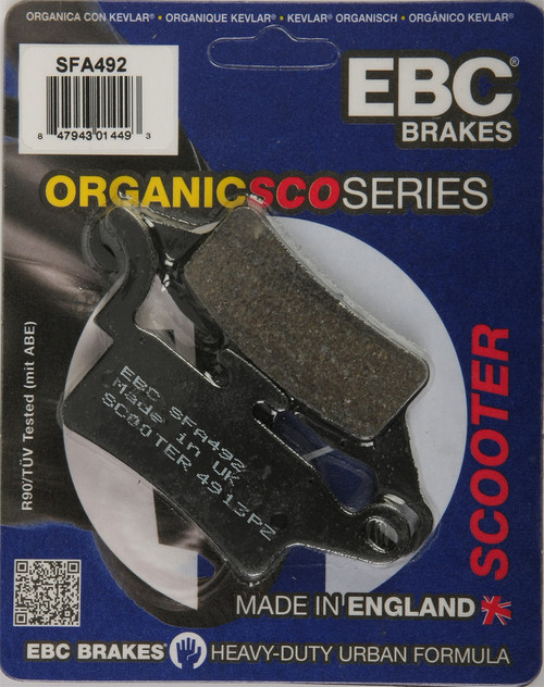 Ebc Brake Pads Sfa492 Organic Sfa492