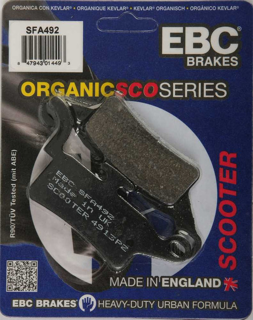 EBC SFA492 Ebc Brake Pads Sfa492 Organic Sfa492