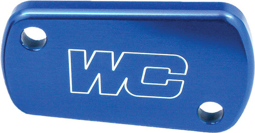 Works Rear Brake Cover (Blue) 21-700
