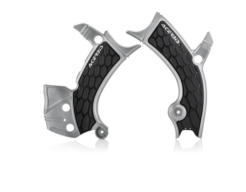 Acerbis X-Grip Frame Guard Silver/Black 2689411015