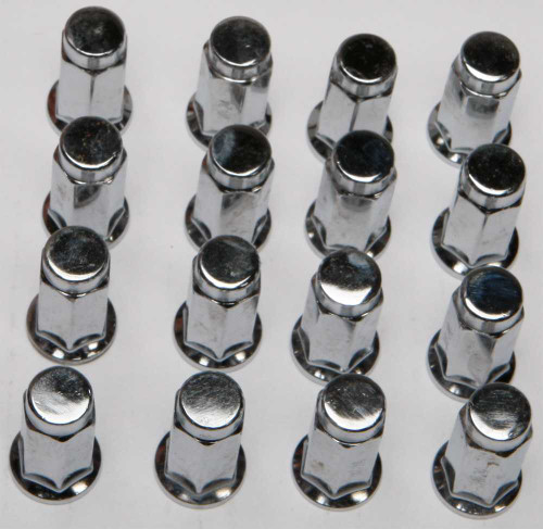 ITP ALUG11BX Itp 16/Pk 3/8"-24 Flat Base Chrome Lug Nuts Alug11Bx