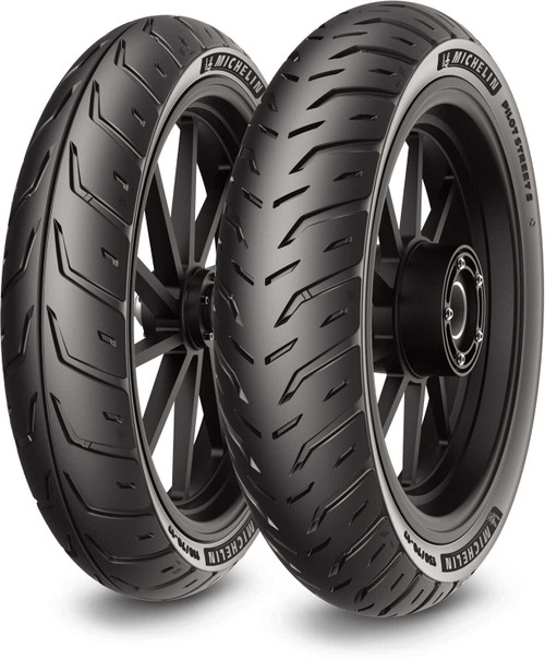 MICHELIN 18500 Michelin Tire Pilot Street 2 Front/Rear 100/90-10 61P Reinf Tl 18500