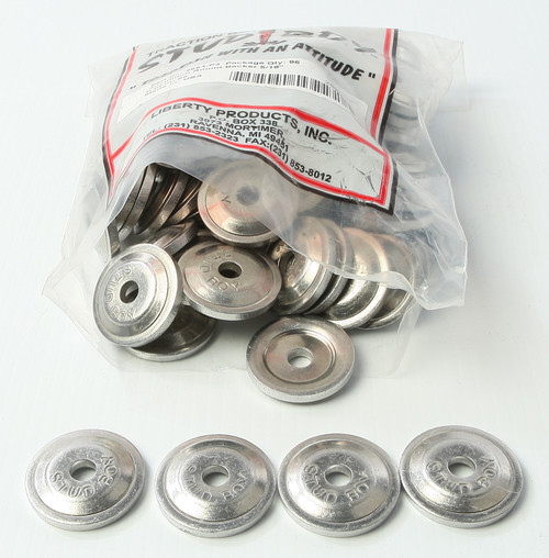 Stud Boy Power Plate Round Backers 96/Pk 2554-P3