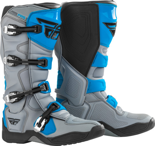 Fly Racing Fr5 Boots Grey/Blue Sz 09 364-71109