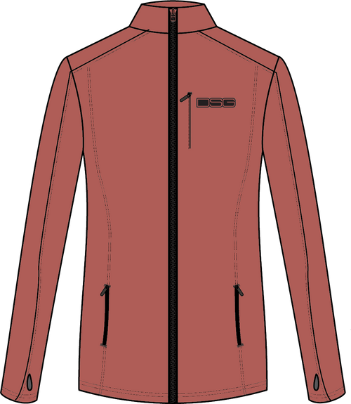 Dsg Performance Fleece Zip Up Terracotta Md 52156