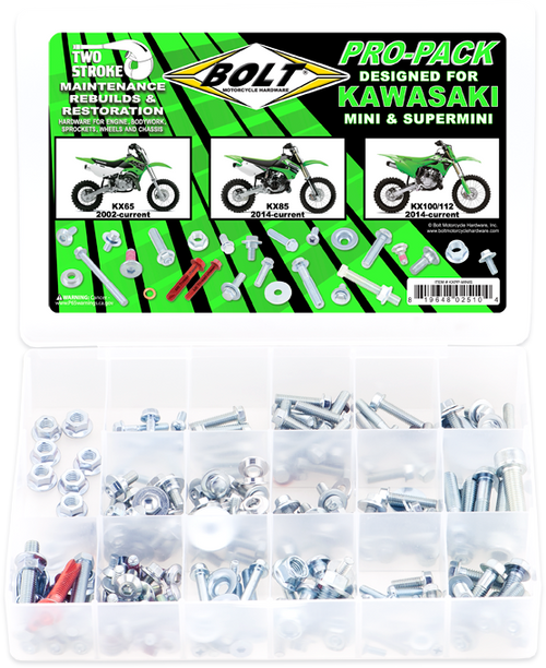 Bolt Propack Kawasaki Mini 2 Stk Kaw Kx65/85/100/112 Kxpp-Minis