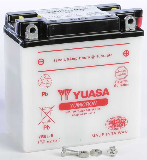 YUASA YUAM229LY Yuasa Battery Yb9L-B Conventional Yuam229Ly