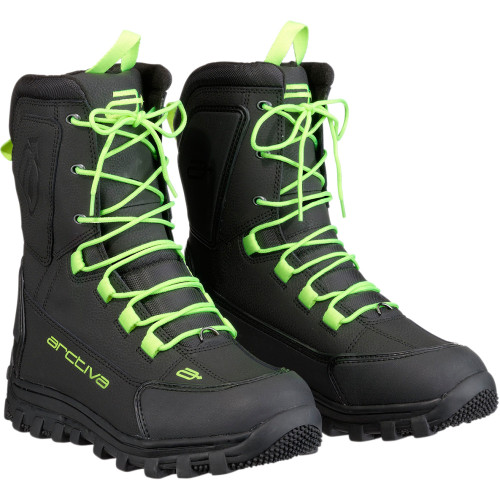 Arctiva Advance Boots - Black/Hi-Viz - Size 11